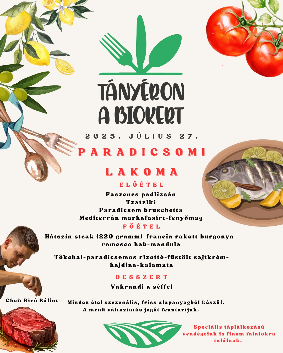 Paradicsomi Lakoma - augusztus 10. - 17 óra - étel csomag - Image 2